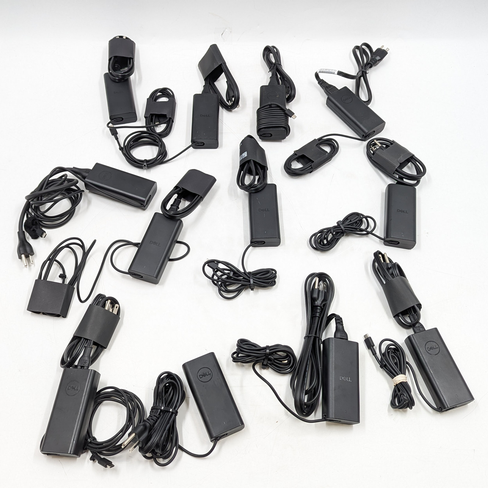 Dell OEM 65W AC Adapter Laptop Charger w/ USB-C Connector (LA65NM190) Lot of 12