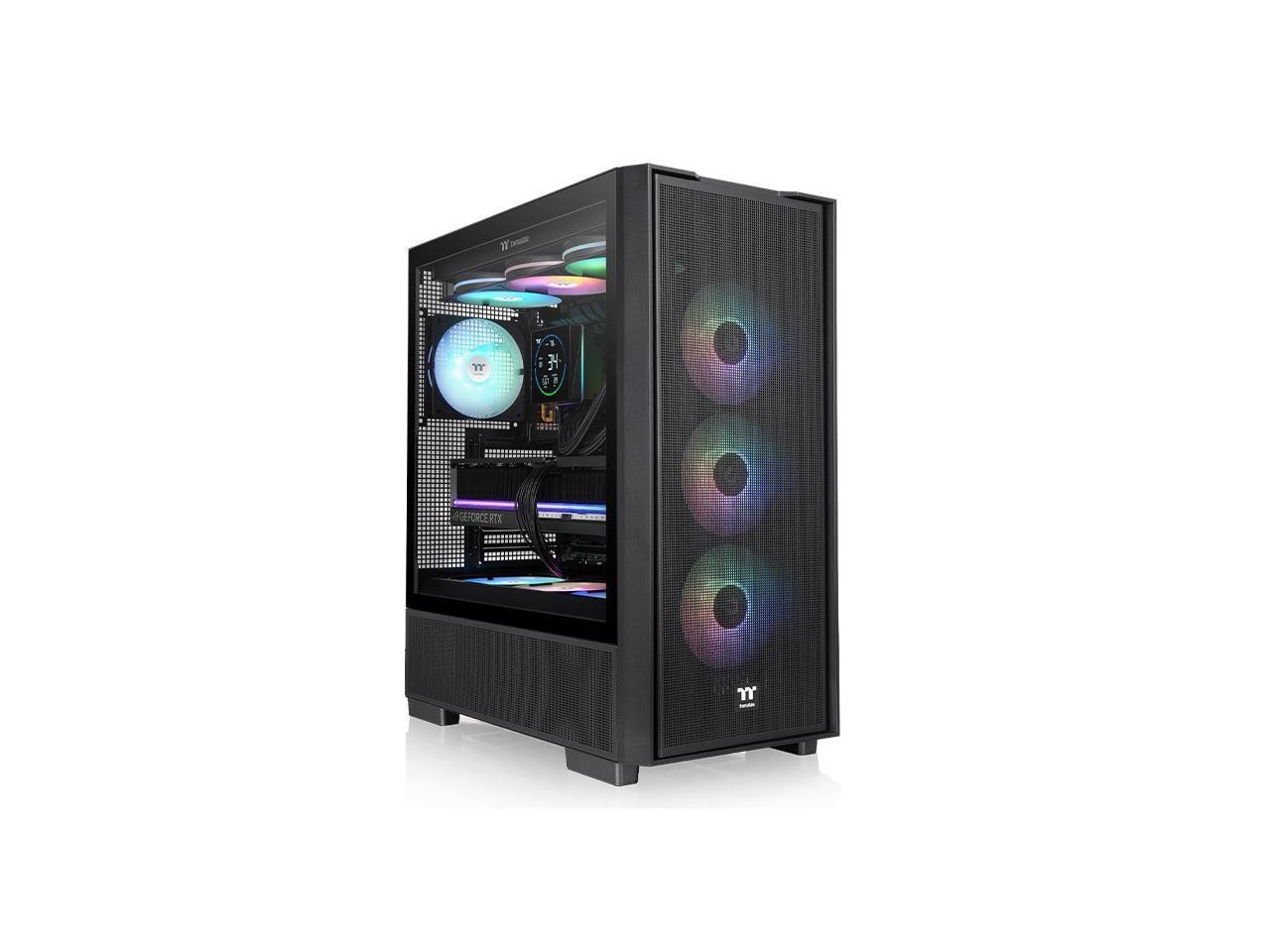 Thermaltake S380 TG ARGB Mid Tower Chassis (ca-11k-00m1wn-00) (ca11k00m1wn00)