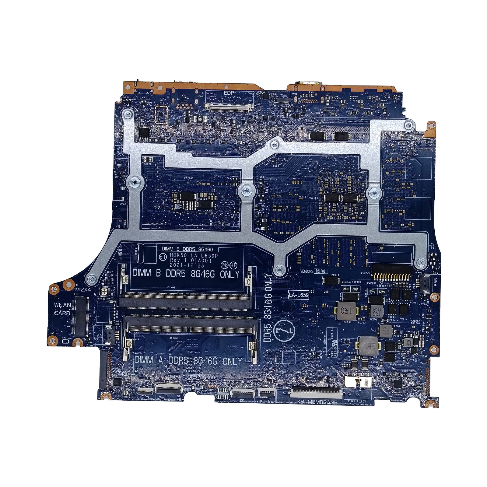 0RWM77 For Dell G15 5521 Motherboard HDK50 LA-L659P i7-12650H RTX3060 6GB