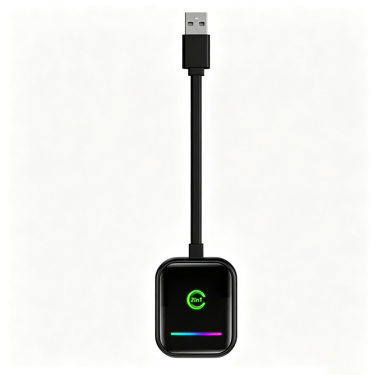 2‑in‑1 USB Dongle Wireless CarPlay & Android Auto Adapter for iPhone & Android