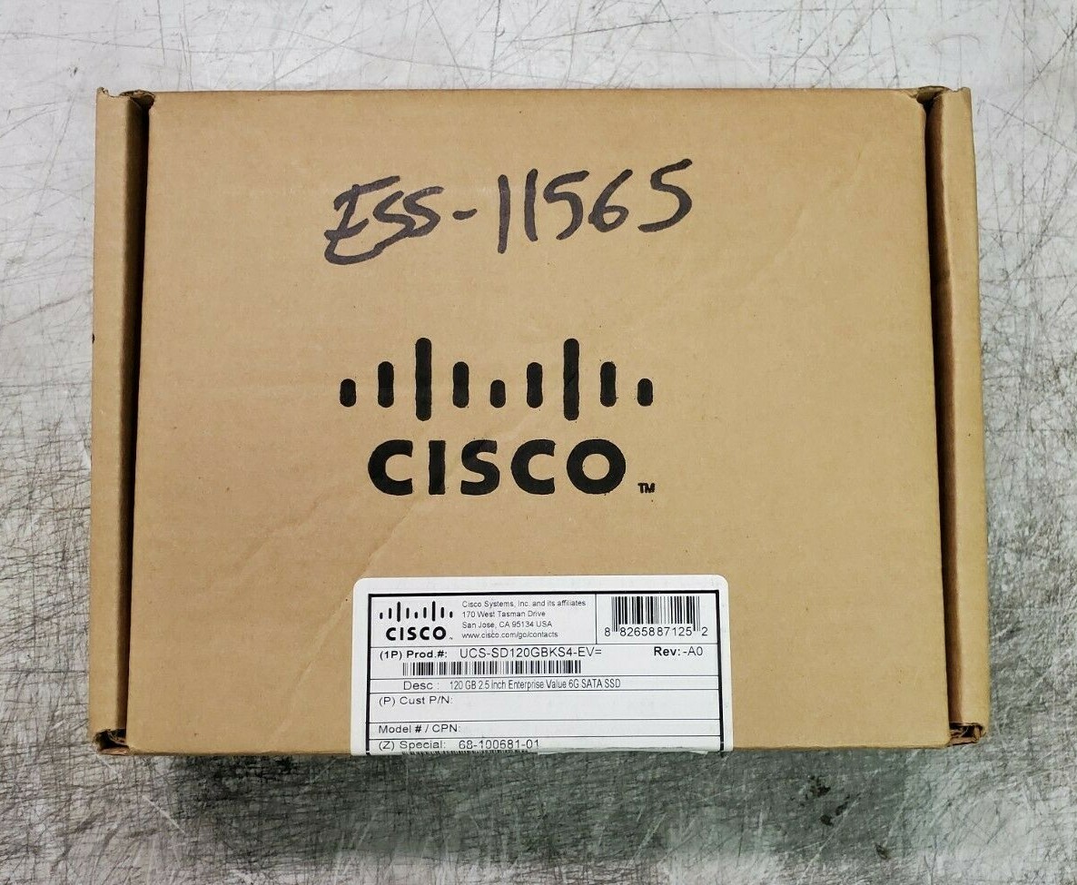 Intel UCS-SD120GBKS4-EV Cisco Enterprise 120GB 6Gbps SATA 2.5'' SSD w/ Tray