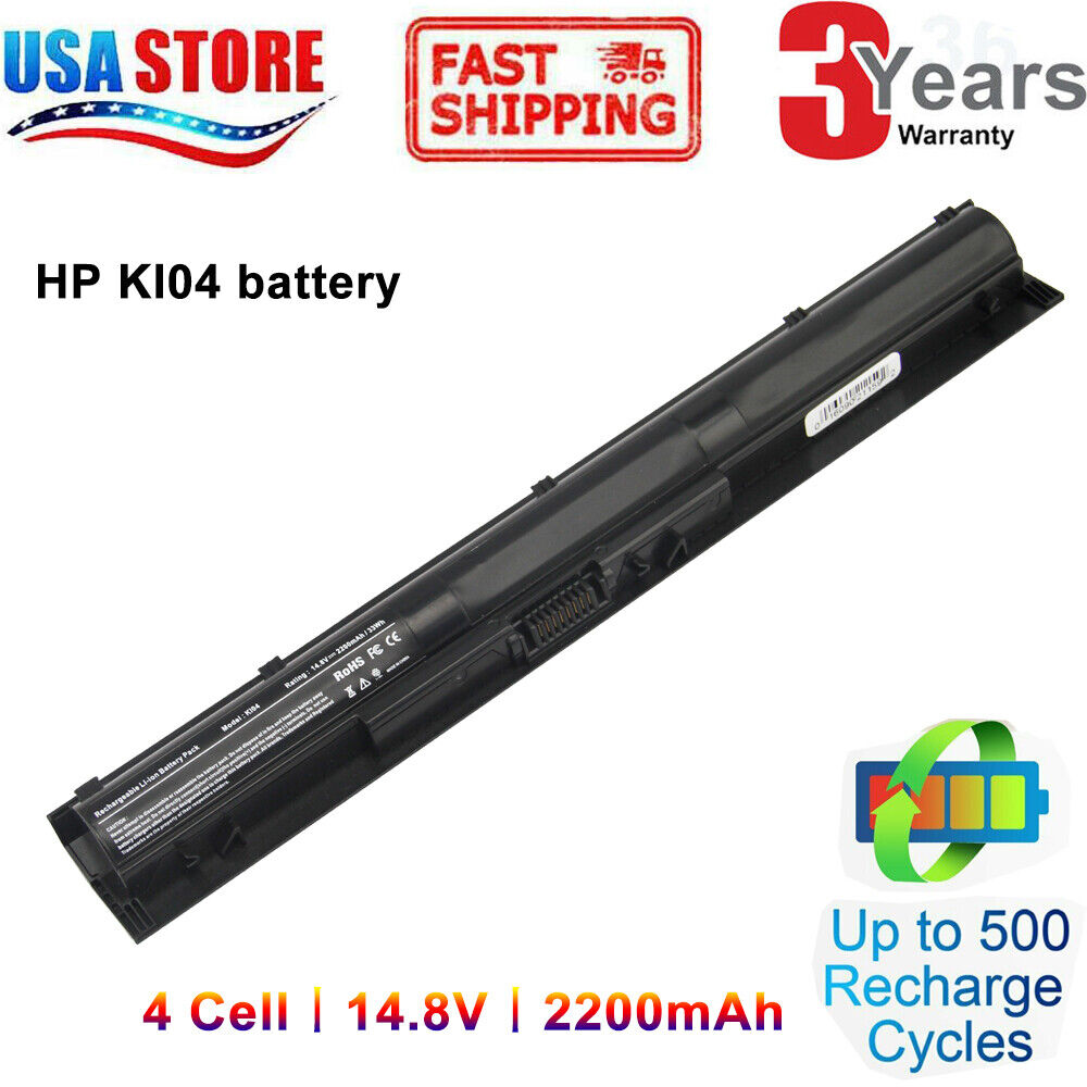 KI04 K104 KIO4 Battery for HP Pavilion 14 15 17 800009-421 800049-001 Notebook H
