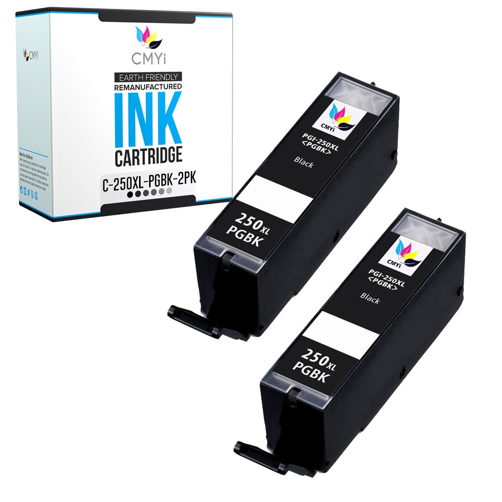 2PK PGI-250XL Ink Cartridge PGBK for Canon PIXMA MG6420 MG6620 MX922 MX920 MX722