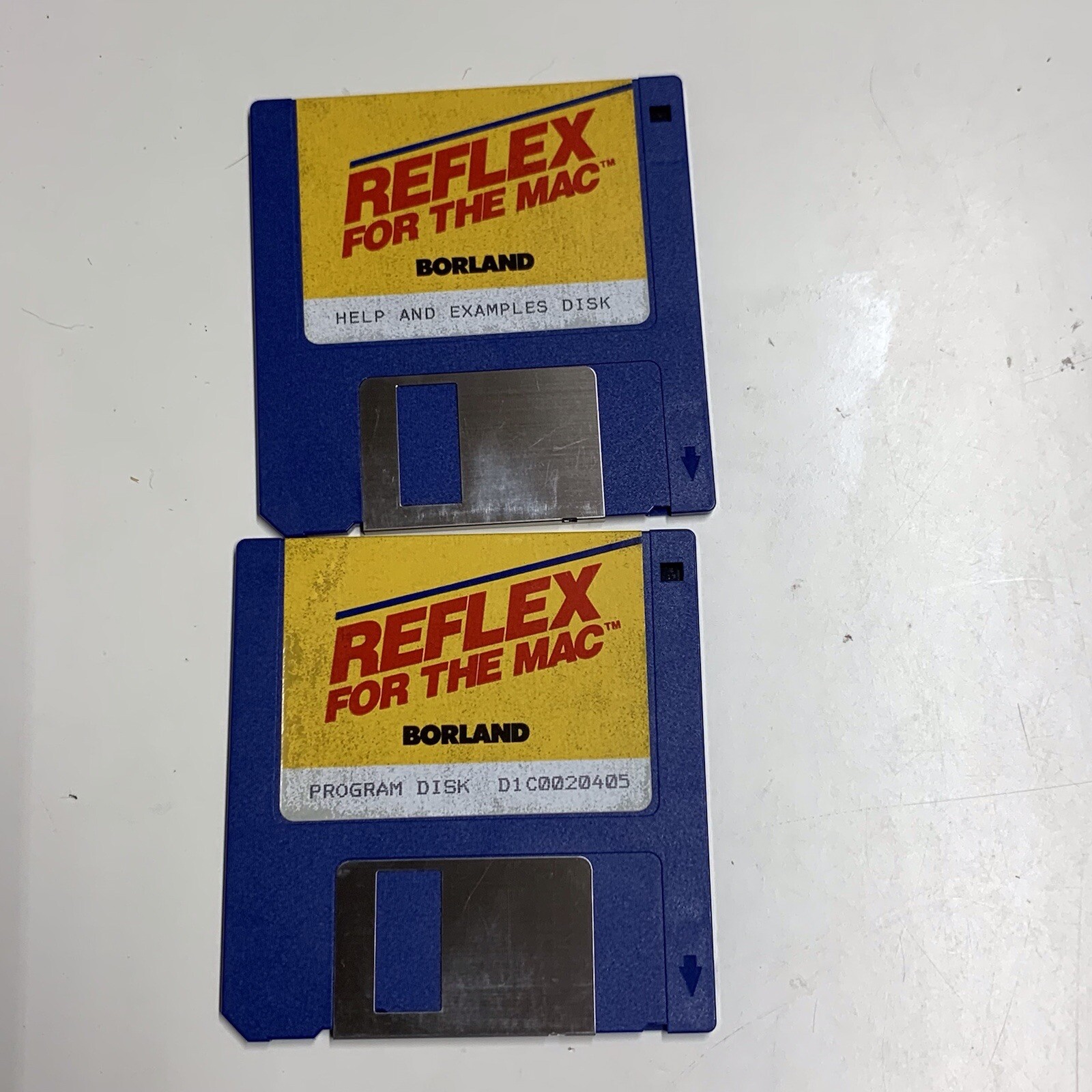 Borland Reflex For The Mac Program 3 1/2” Disks, Untested