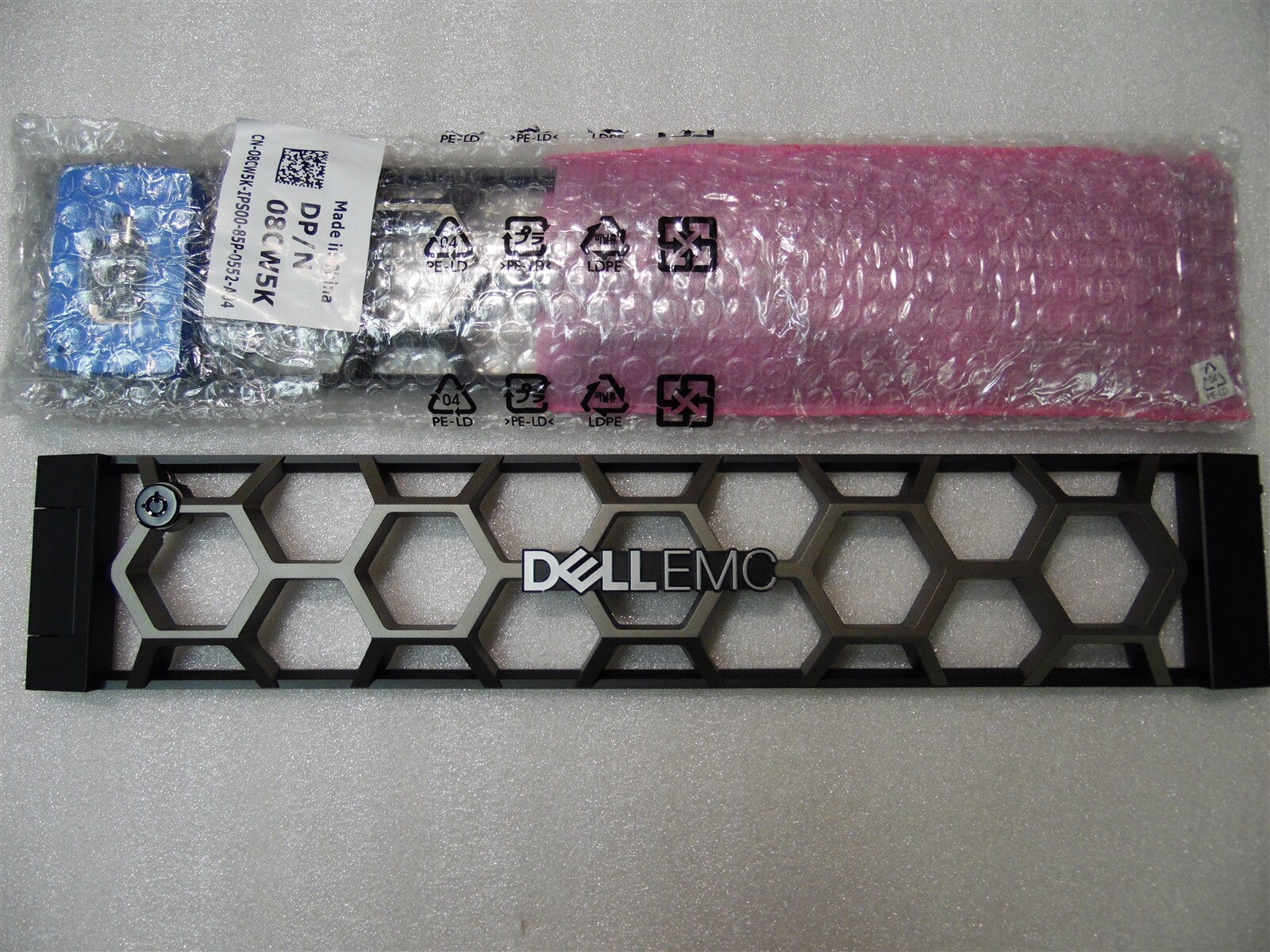 FACEPLATE FRONT BEZEL DELL EMC 2U RACK POWEREDGE SERVER R740 R540 8CW5K 25VT1