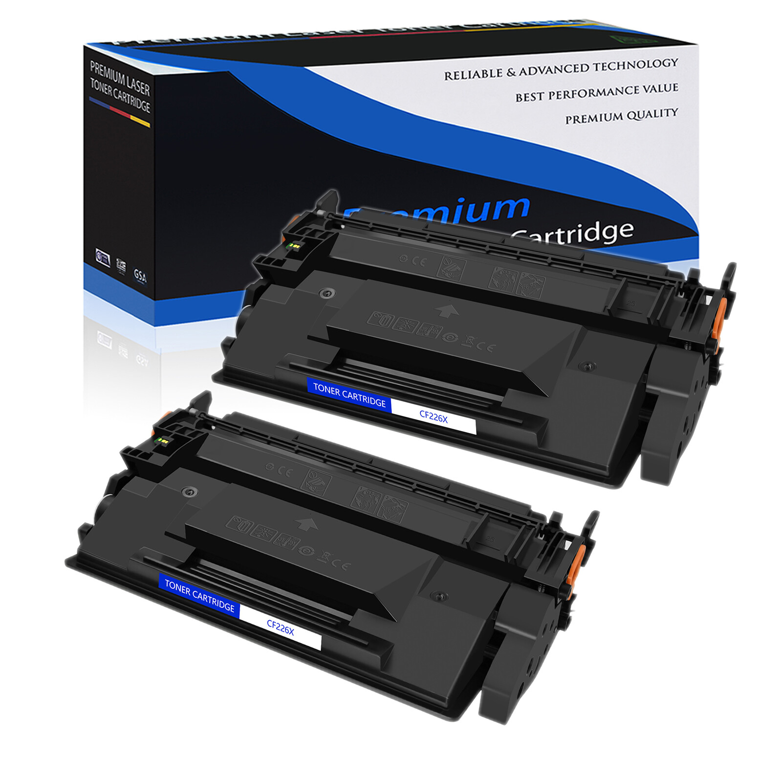 2 PACK - 052H Toner Cartridge for Canon CRG-052H imageCLASS LBP214dw MF429dw