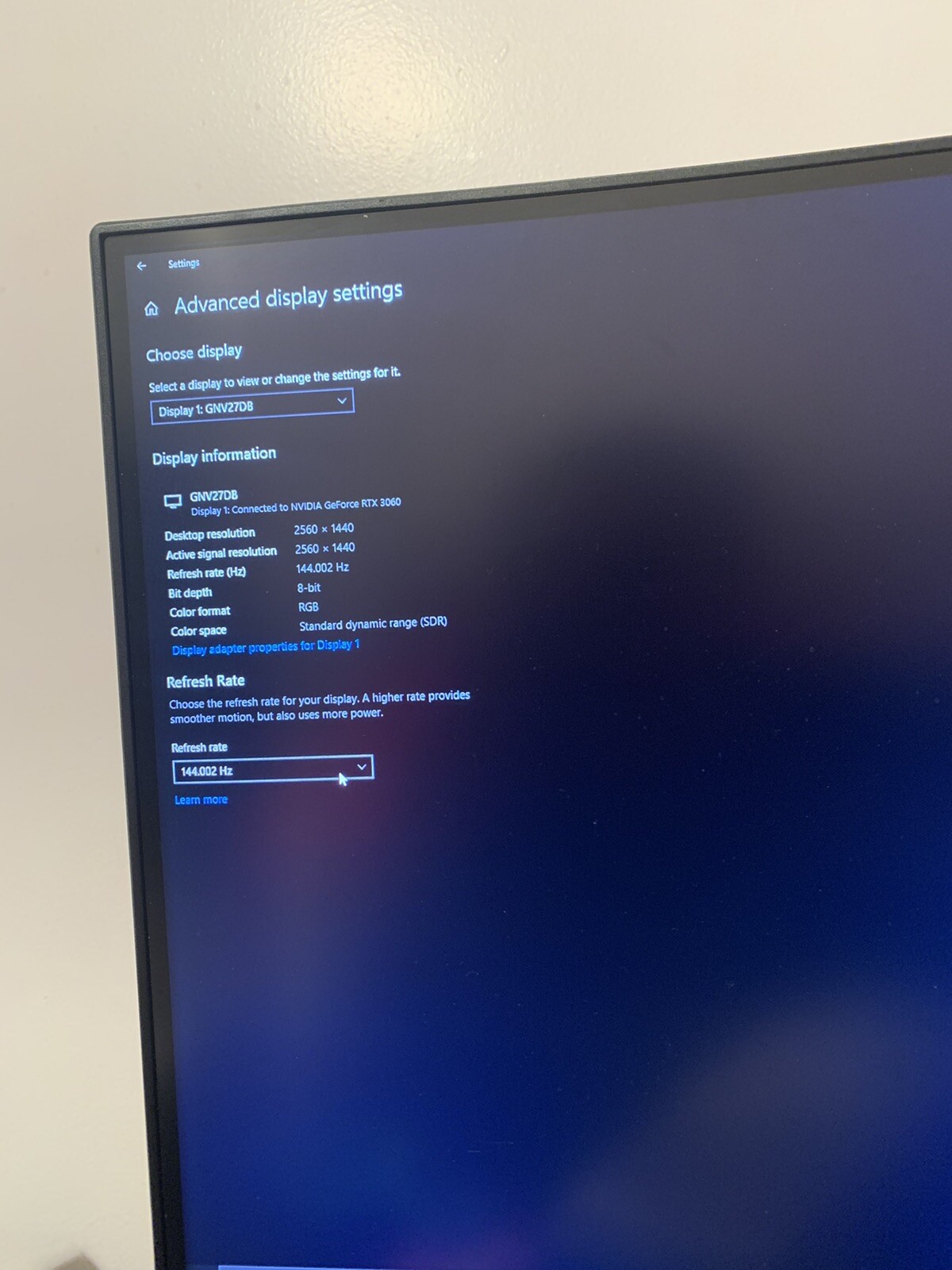 VIOTEK GNV27DB2 27” Curved 144hz Gaming Monitor