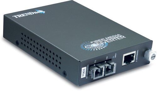 TRENDnet Intelligent 1000Base-T to 1000Base-LX/SX Single Mode SC Fiber Media