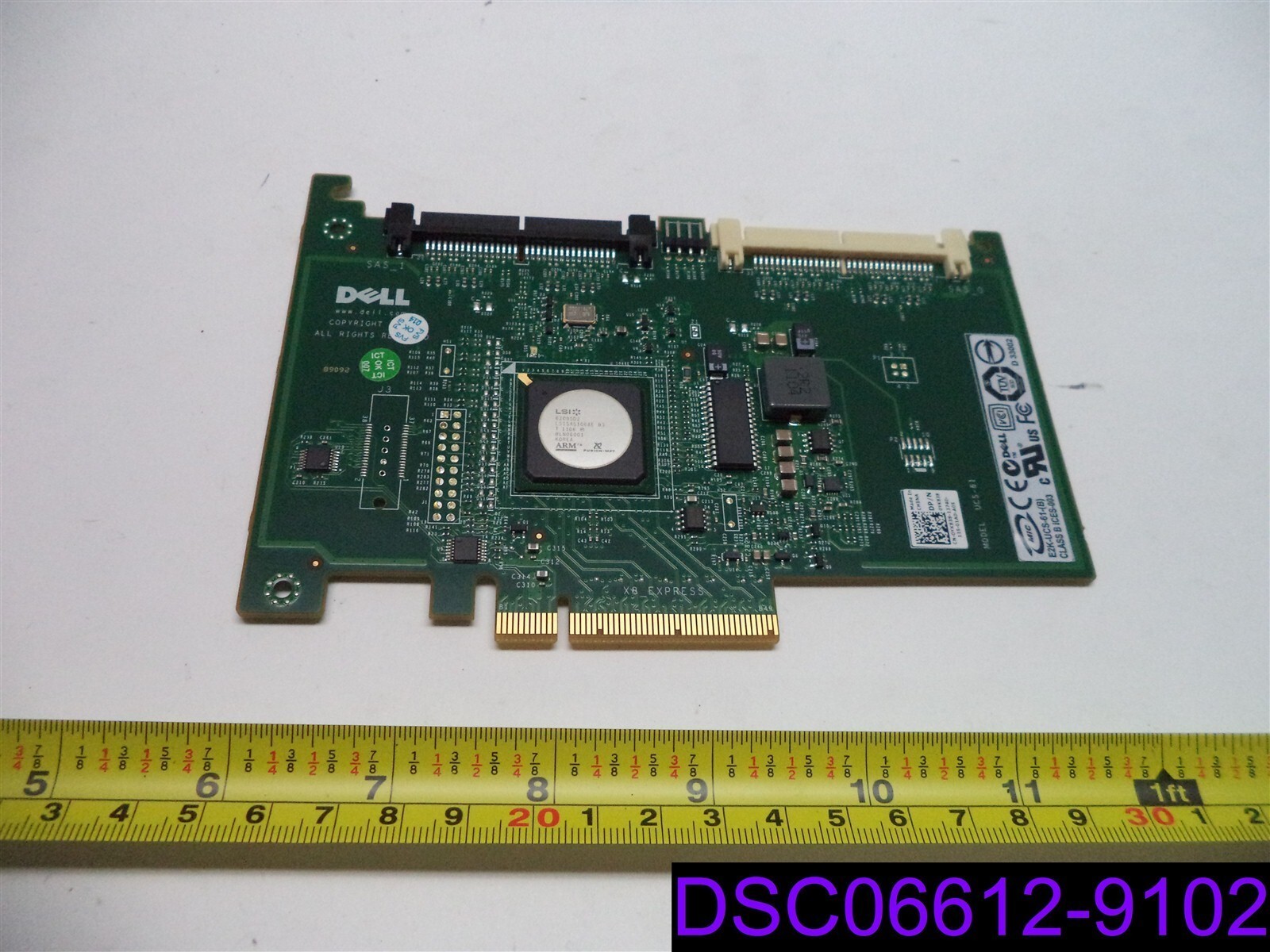 Dell Hard Drive Controller Card UCS-61, JW065 REVA00, UL94V-0