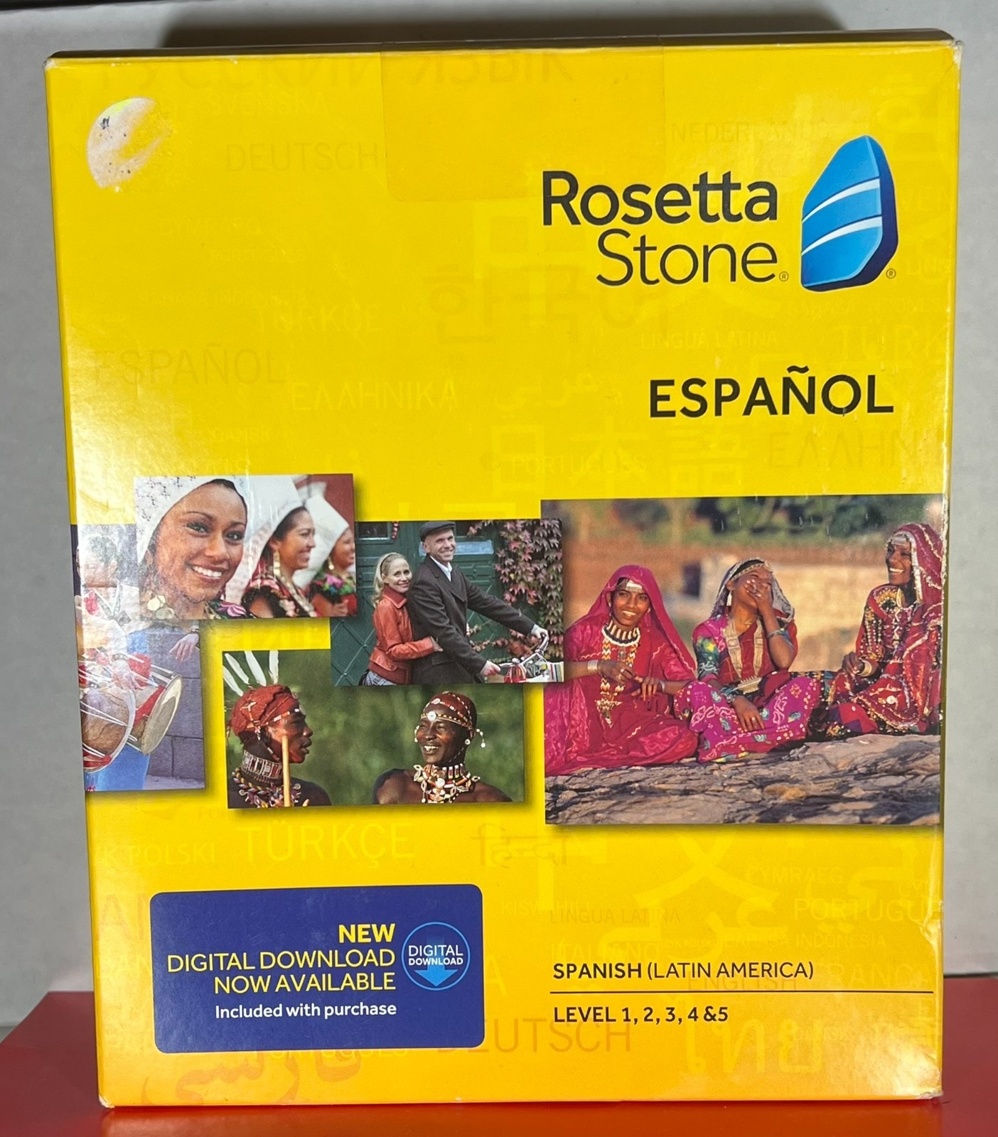 Rosetta Stone Espanol Latin America Levels 1,2,3,4 & 5 COMPLETE OPEN BOX BUT NEW