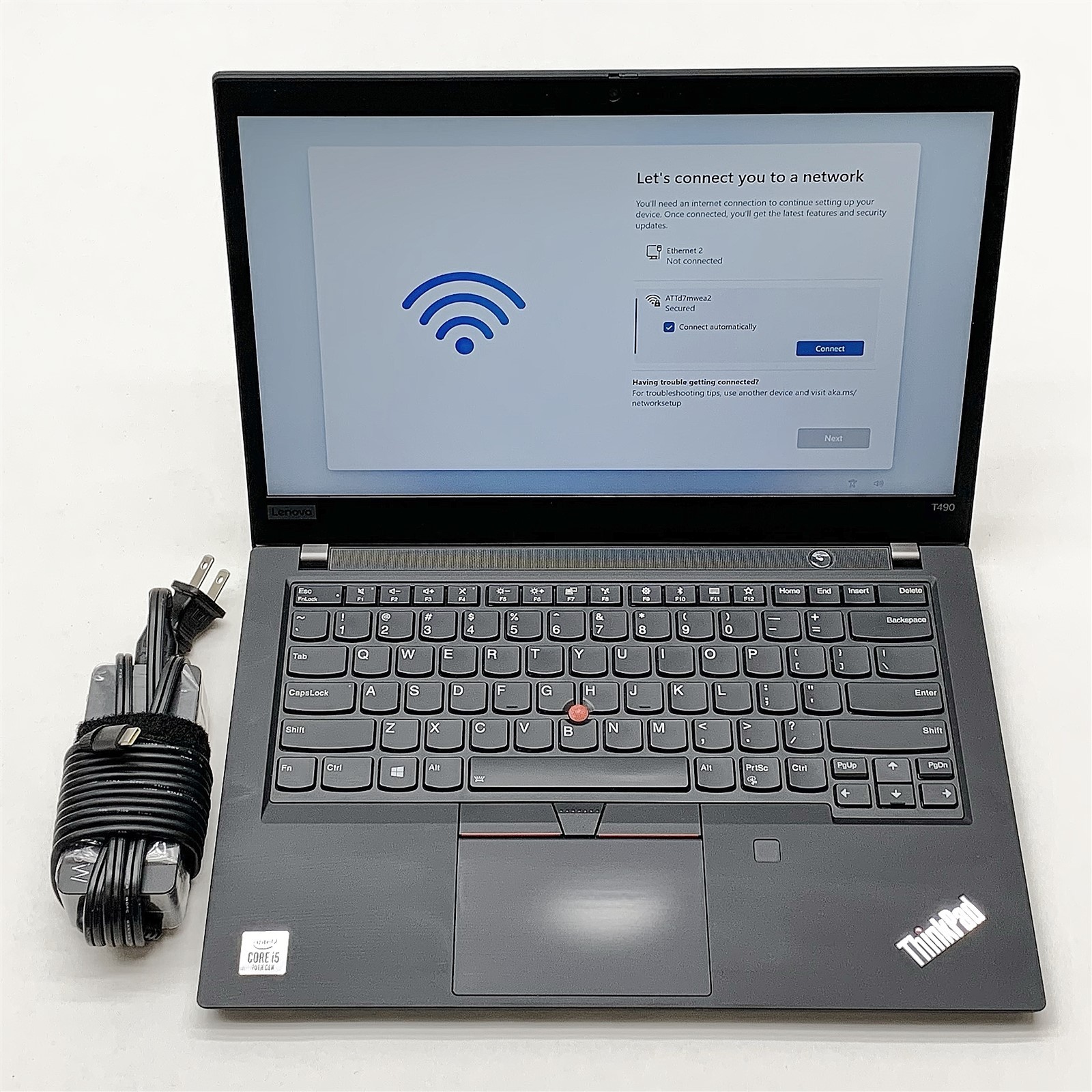 Lenovo ThinkPad T490 Laptop i5 10210U 1.60GHZ 14" FHD 16GB 500GB NVMe Windows 11