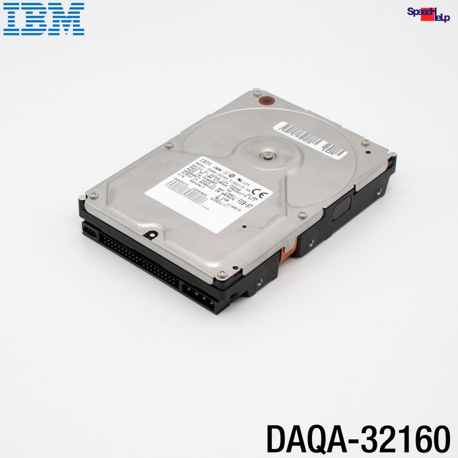 IBM Deskstar DAQA-32160 2.1GB 3.5" Hard Disk IDE PATA 2160MB