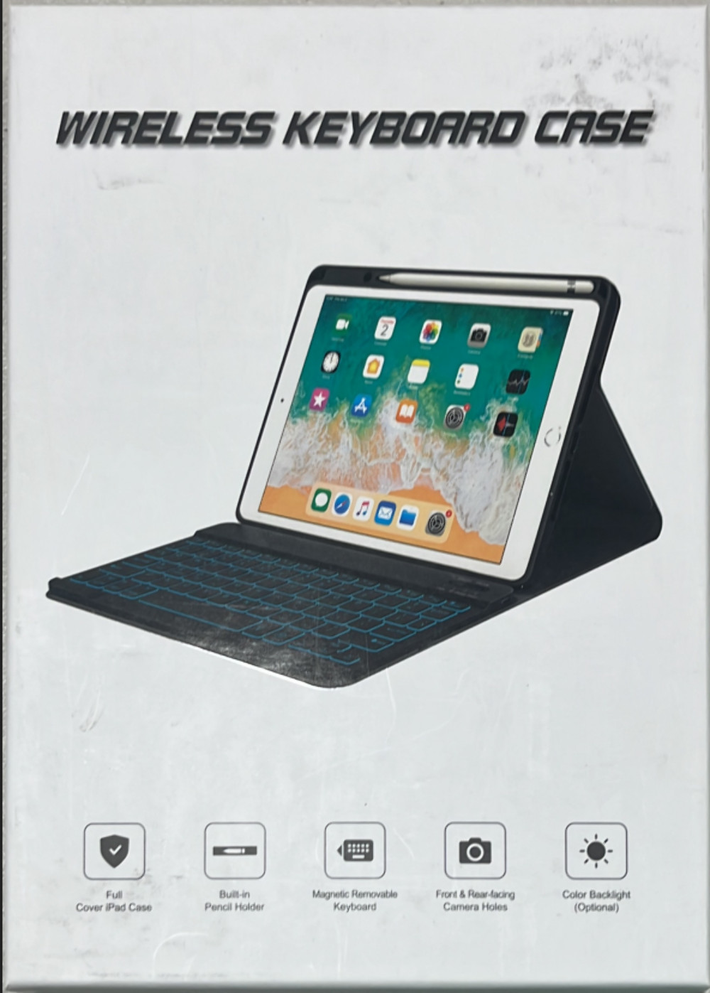 Generic Wireless Keyboard Folio Case - iPad 9/8/7/Pro 10.5"/Air 3 - New/Sealed