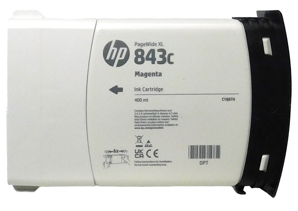 HP 843C/C1Q67A Magenta Ink Cartridge