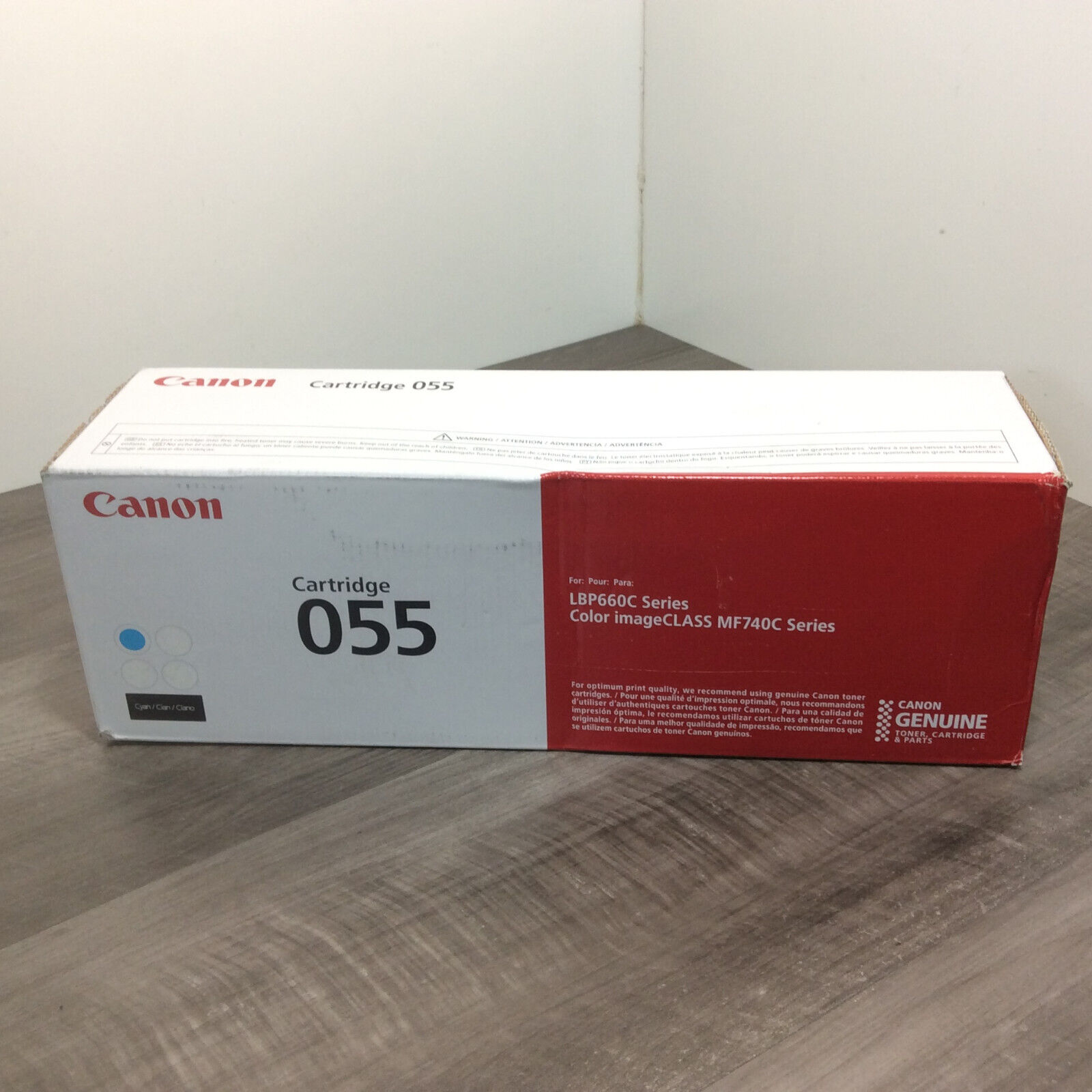 Genuine Canon 055 Cyan Toner LBP660C Series Color Image Class MF740C - Date 2024
