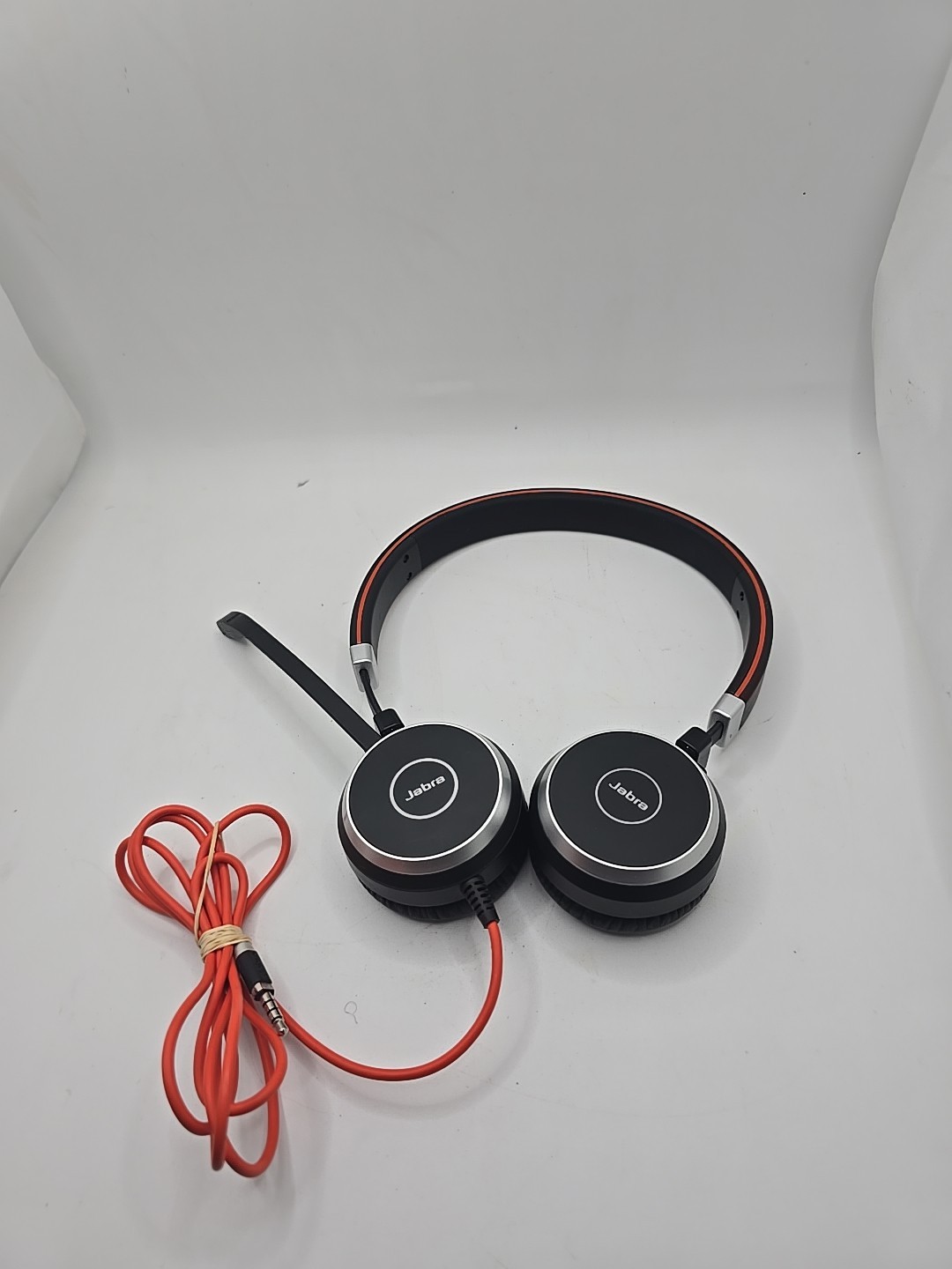 Jabra Evolve 40 HSC017 Stereo Headset Tested And Working 