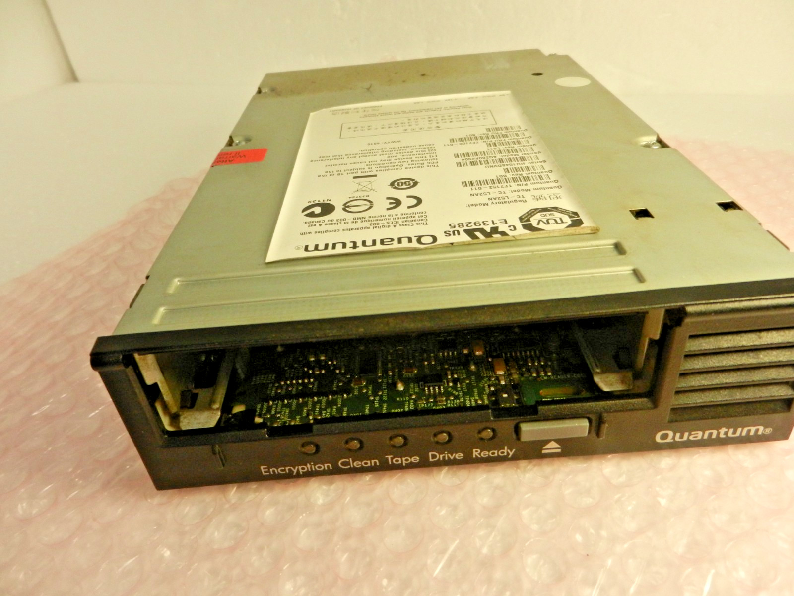 Quantum TC-L52AN TAPE DRIVE TF7152-011 LTO 5 SAS Tape Drive AS-IS