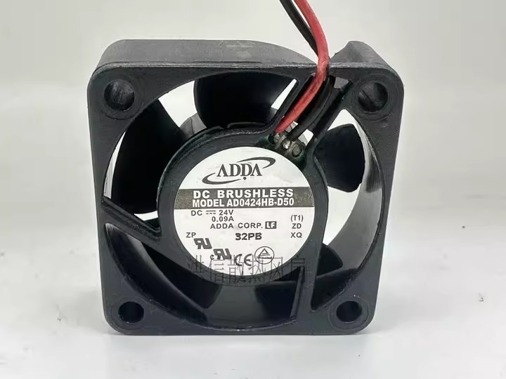 1PCS Genuine ADDA 4015 AD0424HB-D50 DC24V 0.09A Inverter Cooling Fan