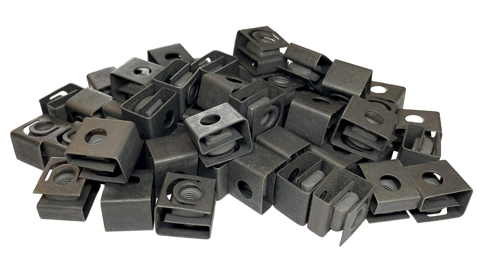 50 PCS Black 1032 SlideOn Cage Nuts Server Rack Mount Hardware USA Made