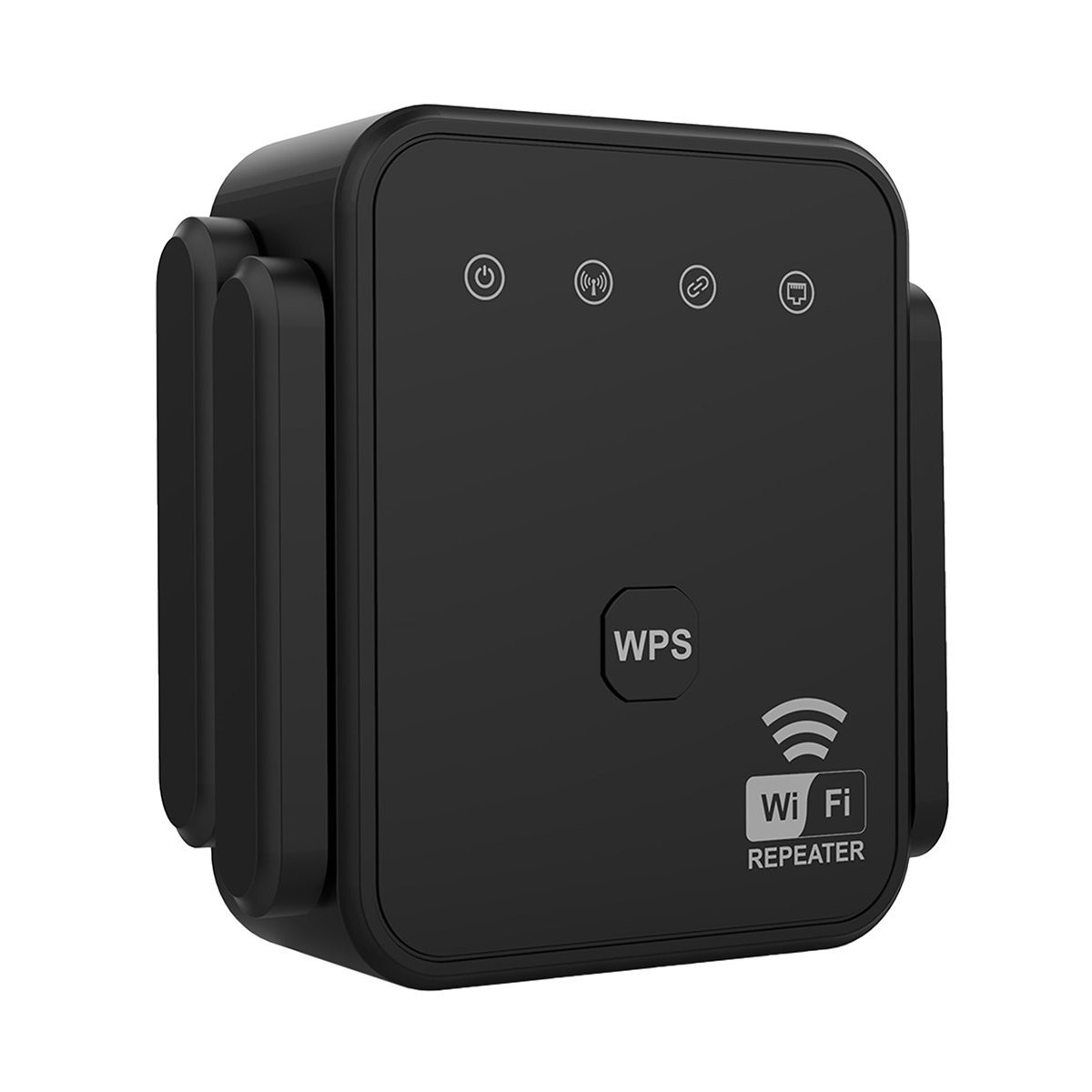 4-Antennas 300M WiFi Extender Repeater Amplifier 2.4GHz Signal Enhancer Booster.