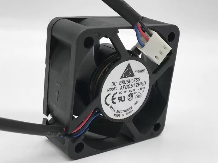 Delta AFB0512HHD 5020 DC12V 0.21A 5CM 3-Pin Dual Ball Cooling Fan