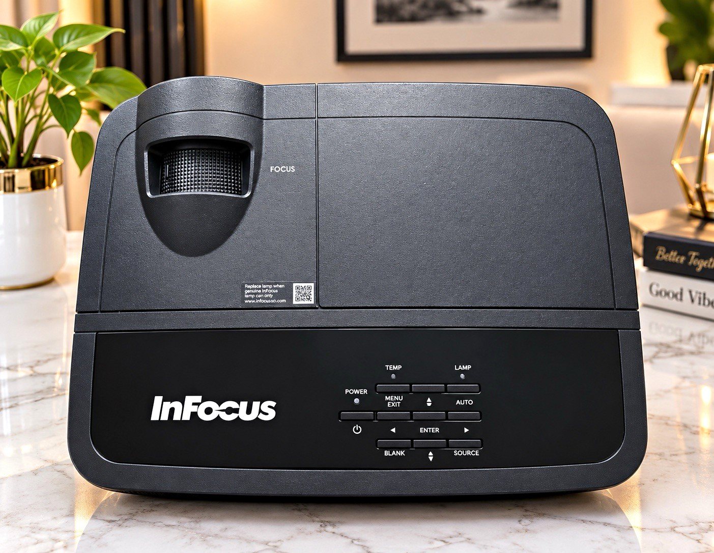 InFocus IN124STx / IN124STx DLP Desktop Projector Black
