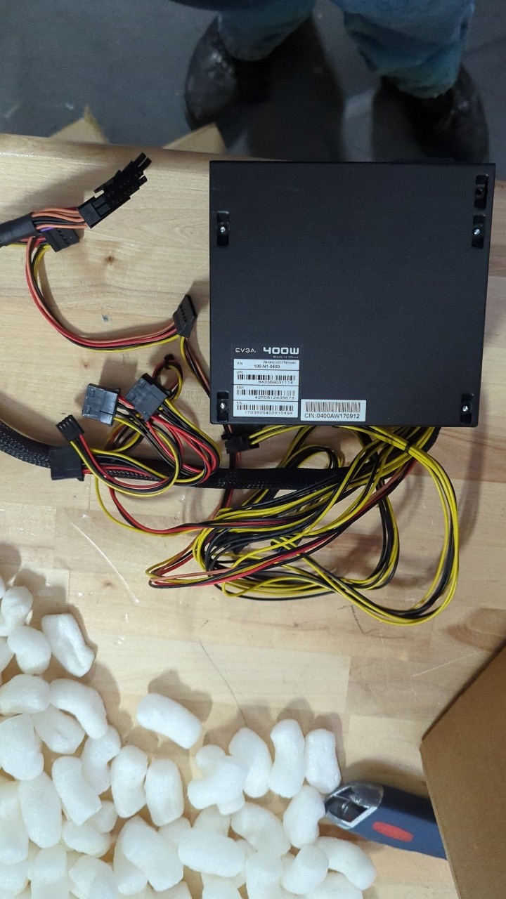EVGA 400W ATX Computer Power Supply PSU 100-N1-0400
