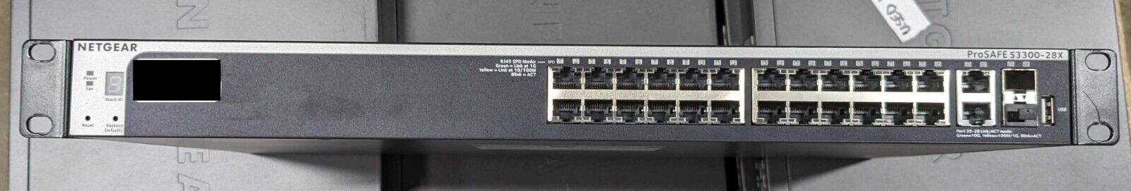 NETGEAR GS728TX-100NES ProSAFE 28-Port Stackable Smart Switch, USED