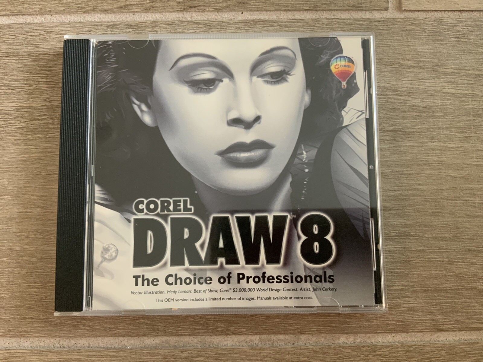 VTG COREL DRAW 8 The choice of professionals CD for WIN 95 NT with SN