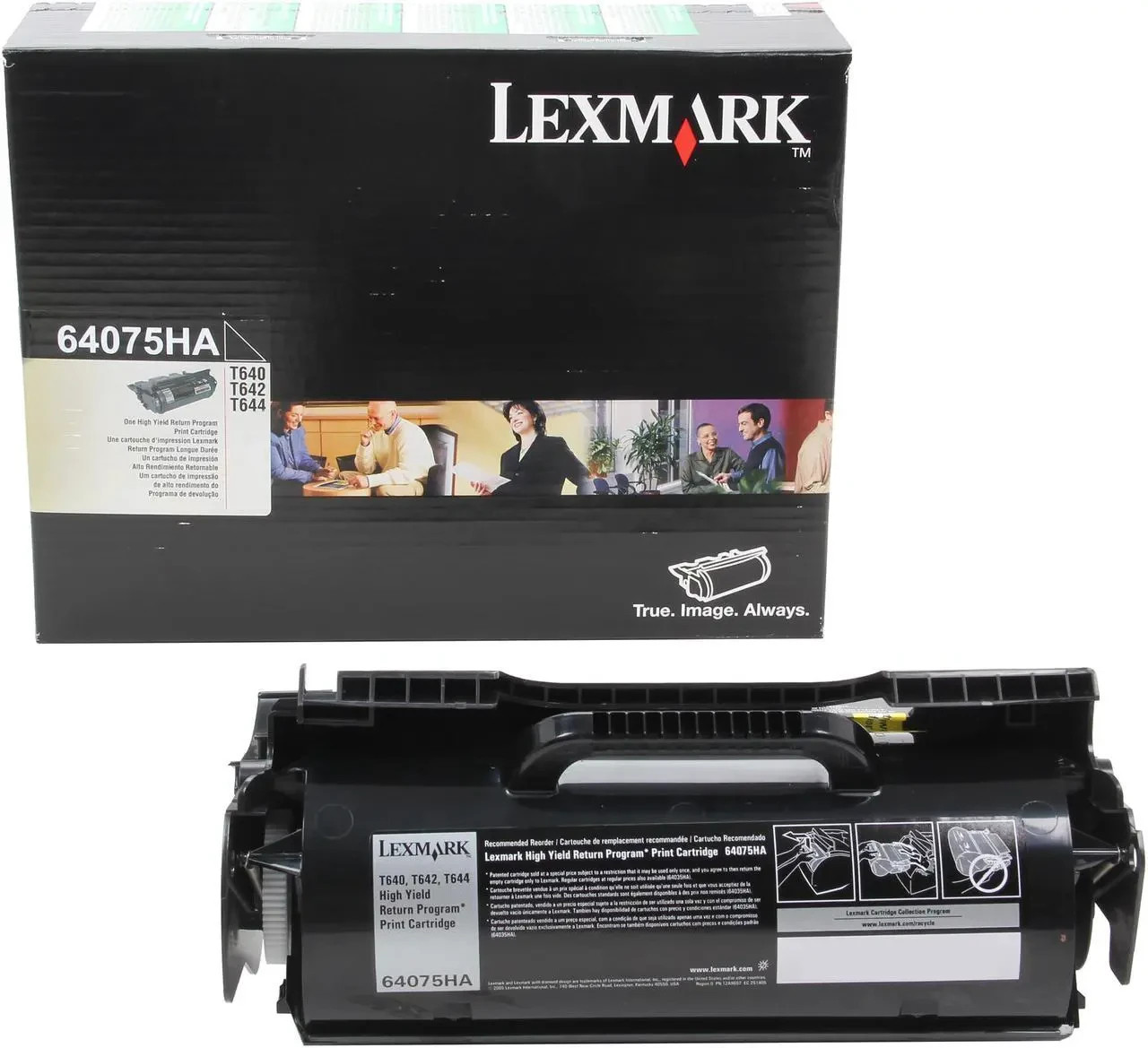 Lexmark 64075HA High Yield Return Program Toner Cartridge - Black