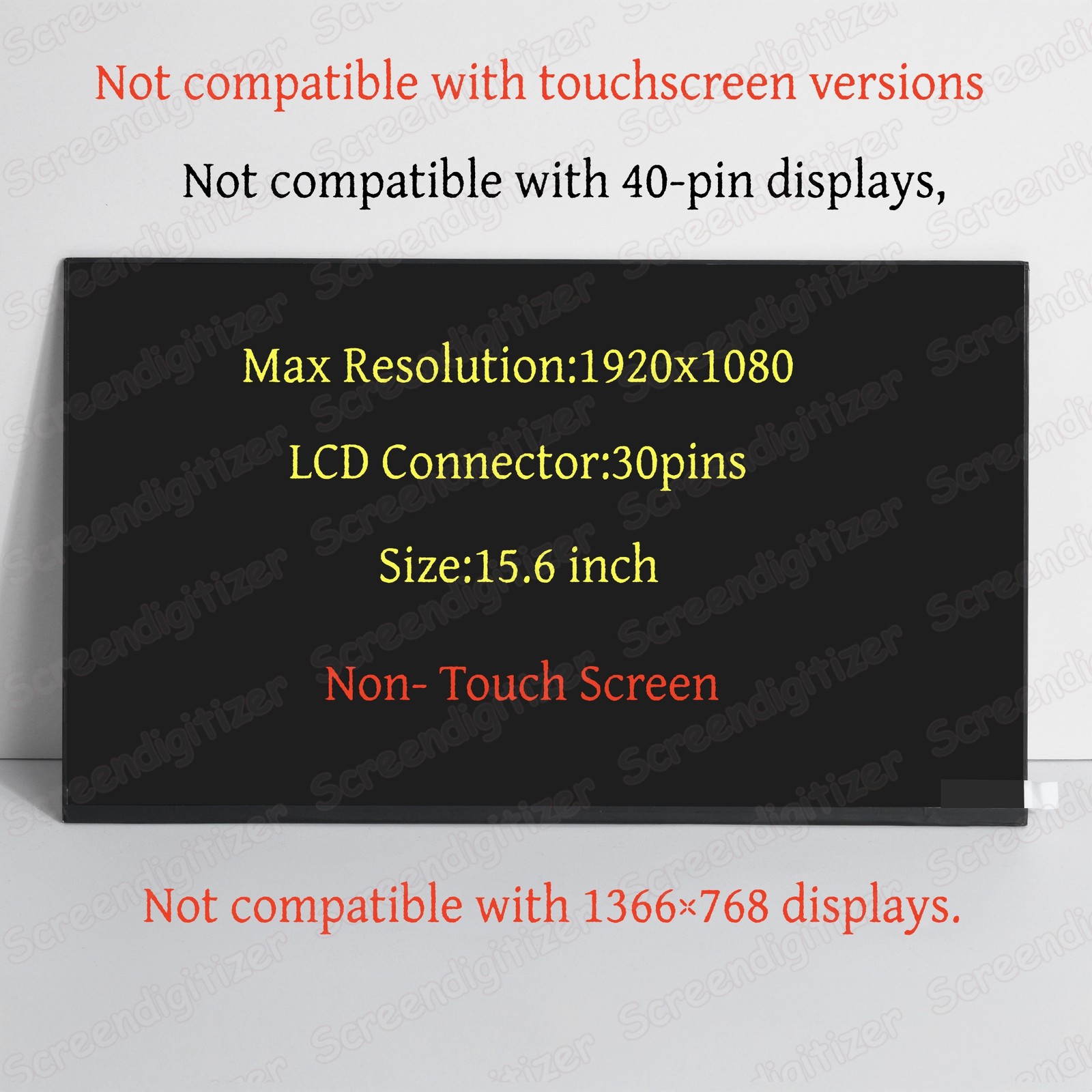 For Dell 06KVWW 30 Pins Screen Replacement LCD LED Display
