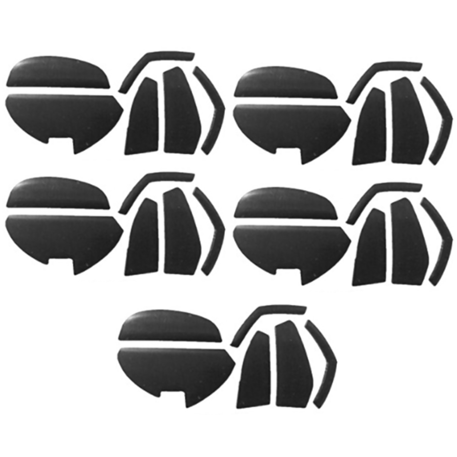 0.75mm Thick Pads Mouse Feet Stickers For Logitech G602 Wireless Gaming Mouse k