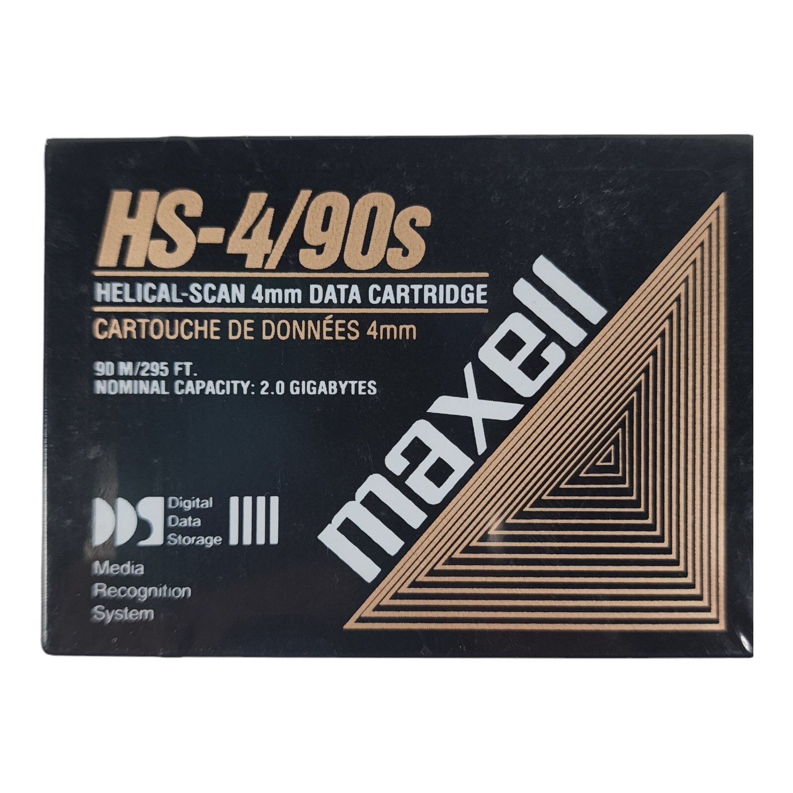 Maxell HS-4/90s 4mm Data Cartridge tape Helical Scan New Sealed Digital Storage