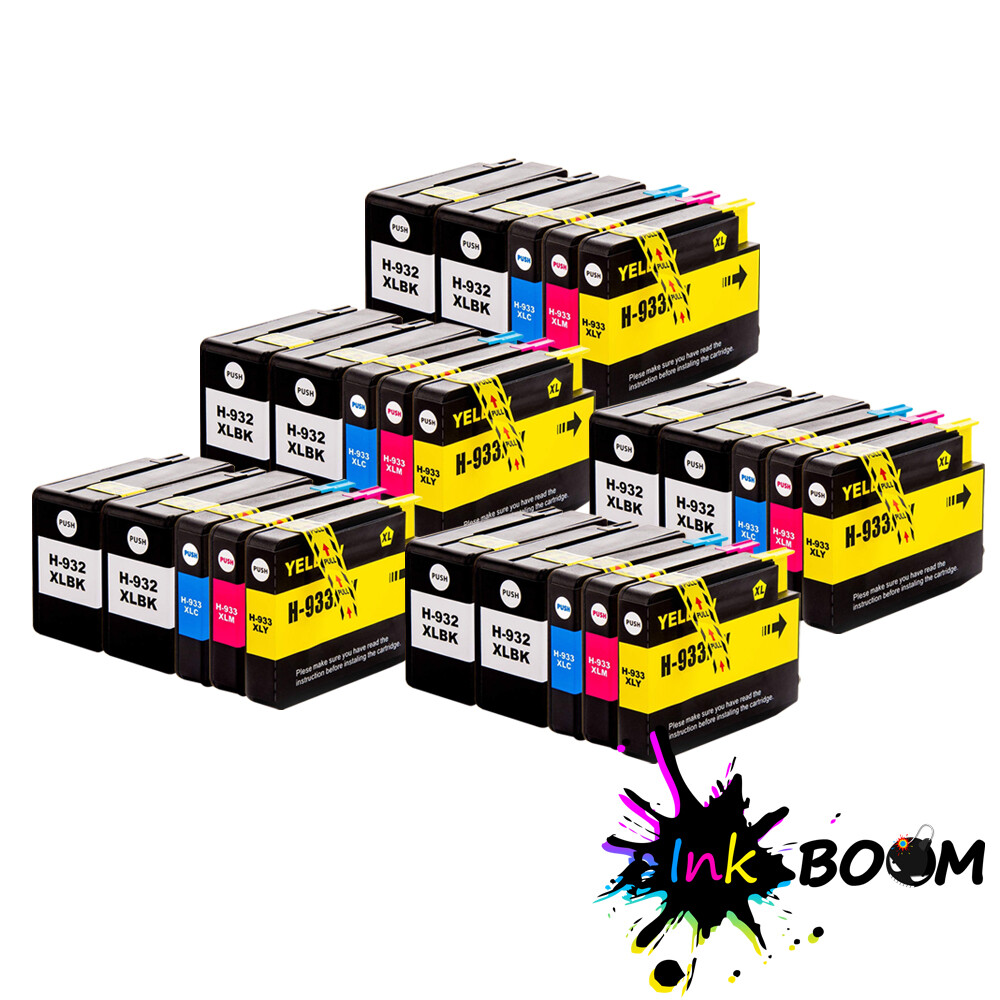 25 Ink Cartridge replace for HP 932XL 933XL OfficeJet 6600 6700 7110 7512