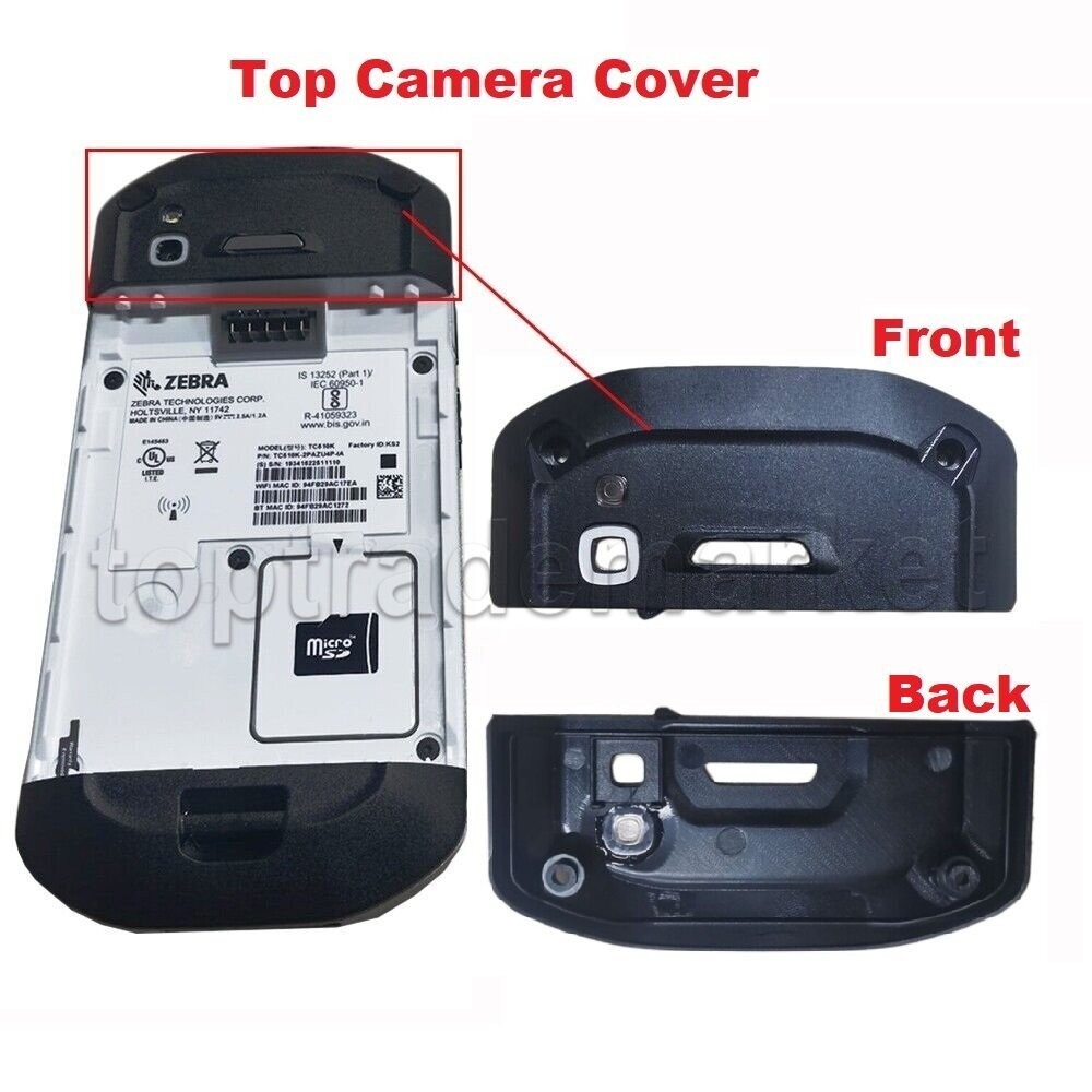 Top Camera Cover Replacement for Zebra  TC51 TC510K TC52 TC56 Spare