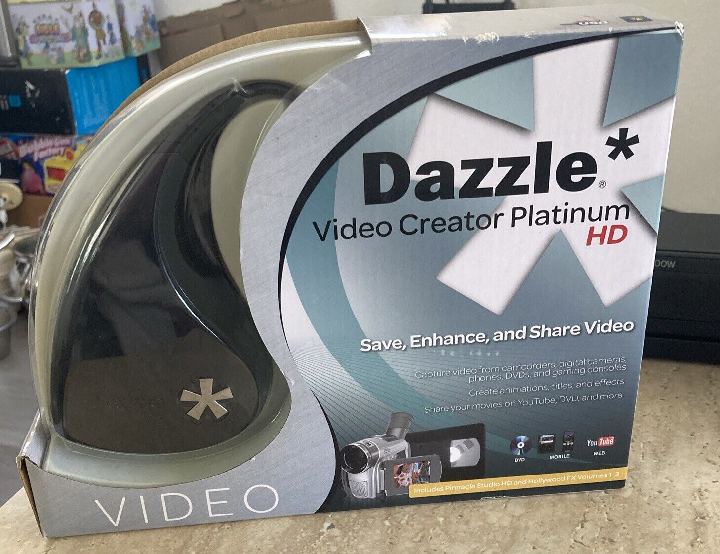 NEW Corel Dazzle Video Creator Platinum HD Capture +Pinnacle Studio HD 15 PC USB
