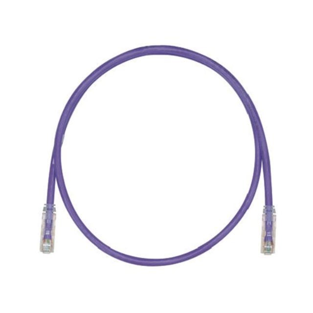 Panduit UTPSP5VLY, UTPSP7VLY,  UTPSP14VLY Patch Cord CAT 6 Violet RJ45 NEW LOT