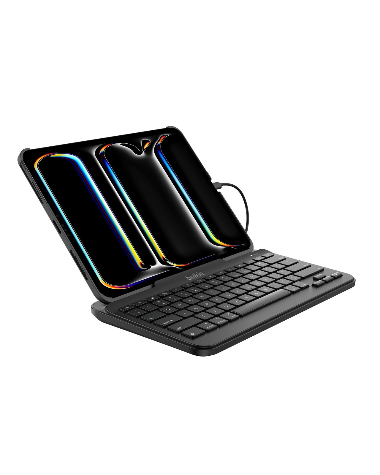 Belkin USB-C Wired Keyboard w/Stand, Plug & Play iPad