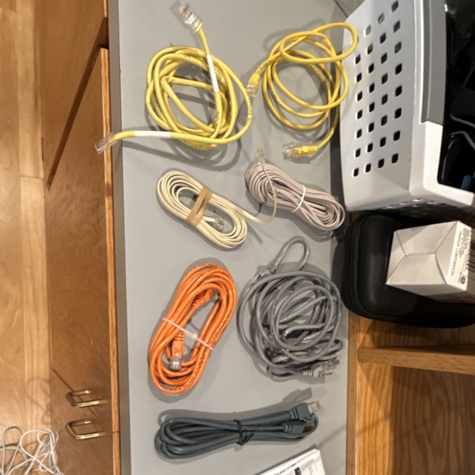 Ethernet RJ-45 to RJ-45 Patch Cable Lot Mixed colors all in working condition  