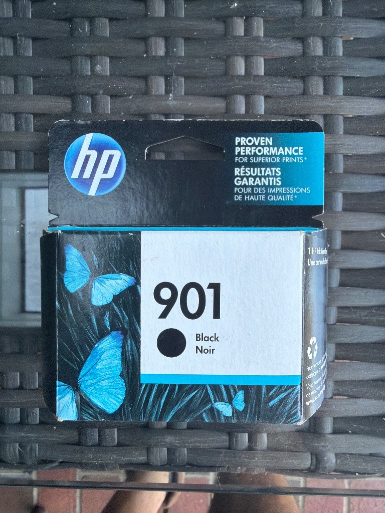 HP 901 Black Ink Cartridge Genuine OEM CC653AN New Sealed Exp Nov 2018
