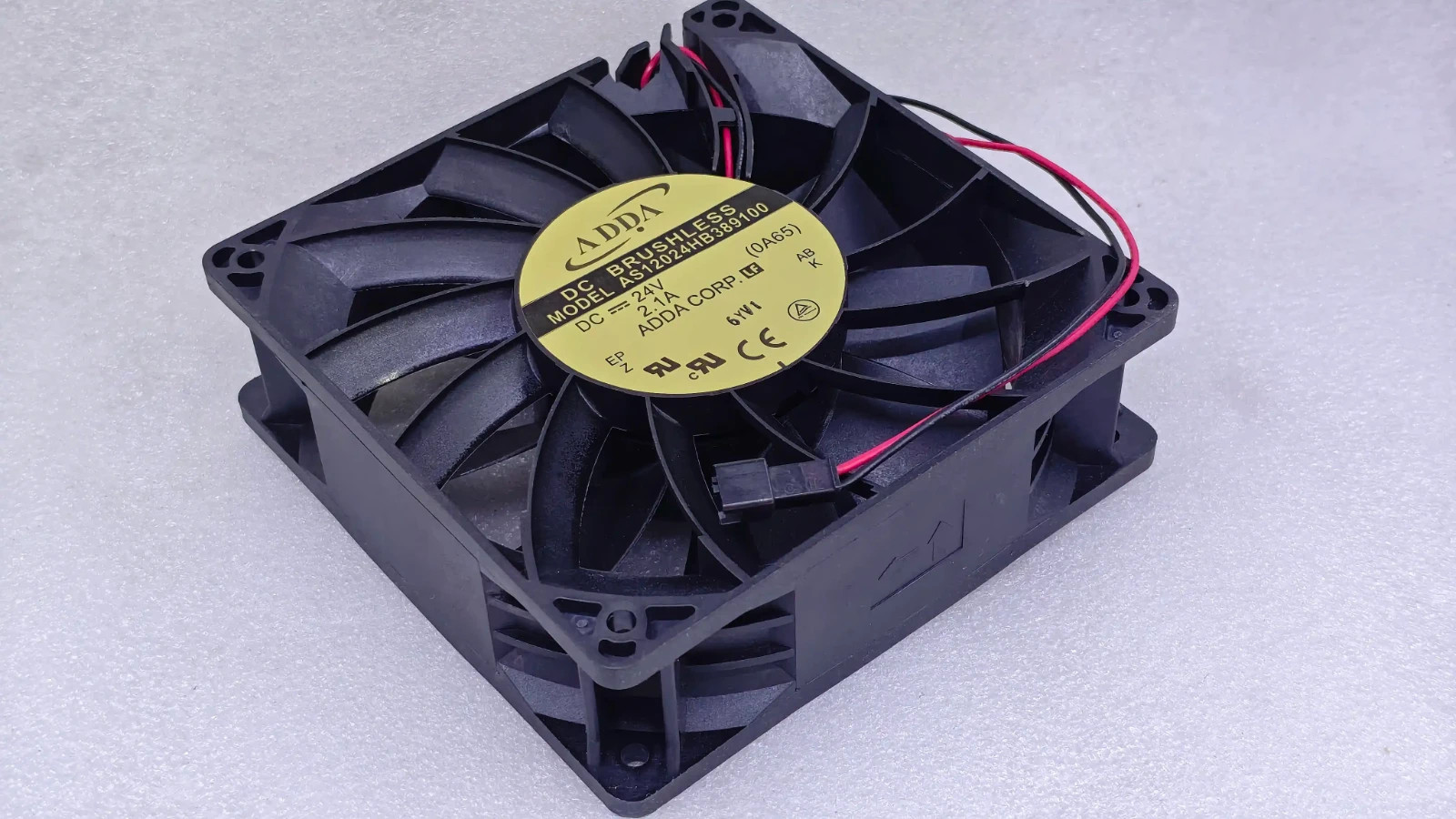 1PCS ADDA AS12024HB389100 12038 24V 2.10A 12CM 2-Pin Cooling Fan