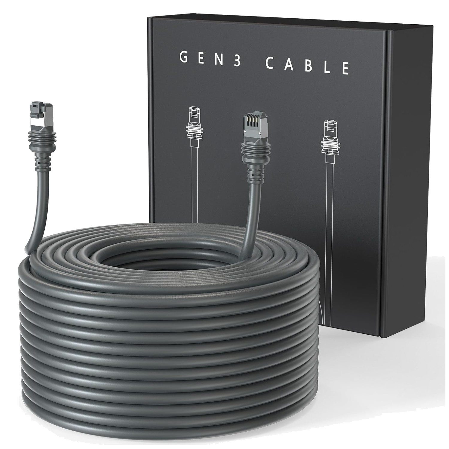 100ft Waterproof Extension Cable for Starlink