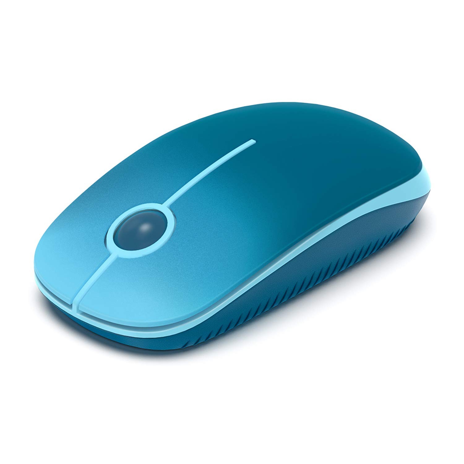 VssoPlor Wireless Mouse, 2.4G Slim Computer 4.7 x 2.6 inch, Gradient Blue