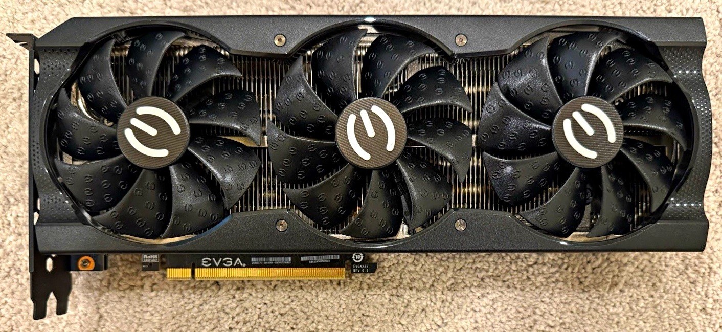 EVGA GeForce RTX 3080 XC3 Triple Fan GPU HDMI/DP PCIe 8-Pin+8-Pin