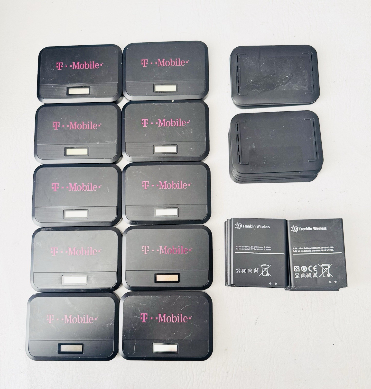 10x UNTESTED T-Mobile Franklin T9 Wireless WiFi 4G LTE Mobile Hotspot w/Chargers
