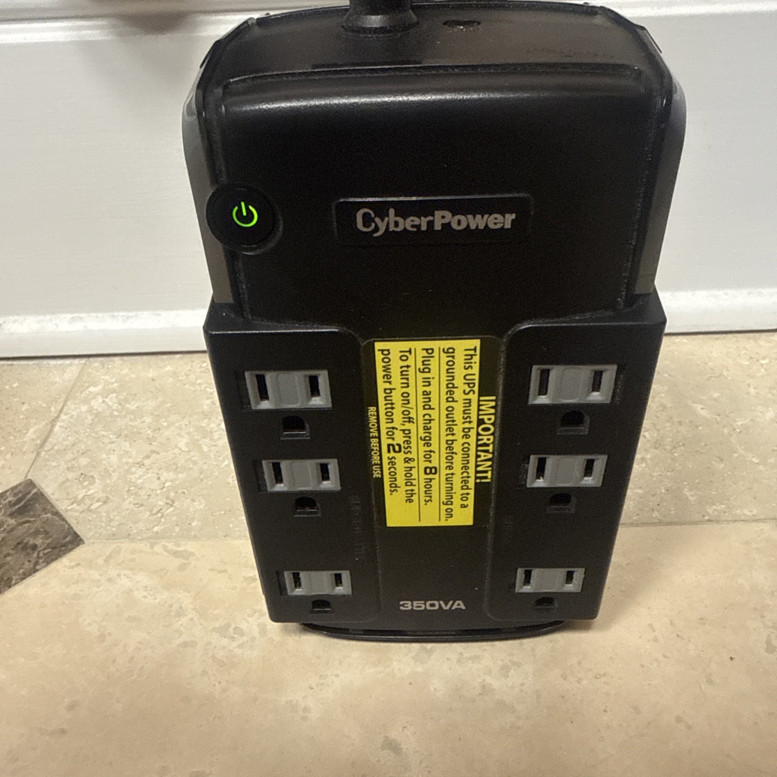 CyberPower CP350SLG 350VA 255W Standby Compact UPS System with 6 Outlets