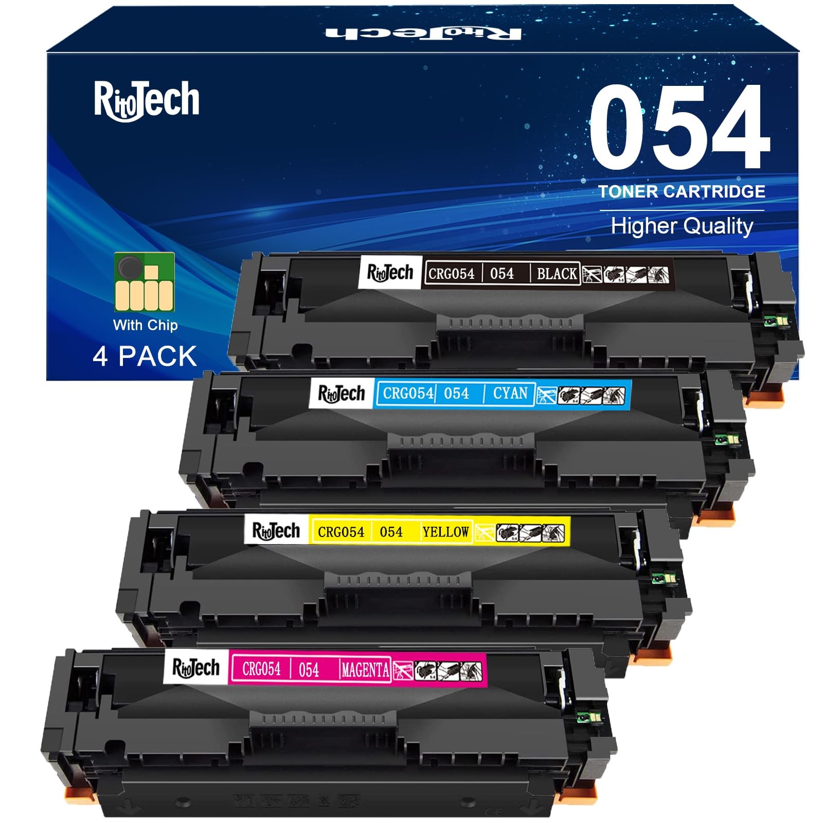 054 Toner Cartridge Set for Canon 054H MF642Cdw MF644Cdw LBP622Cdw MF641Cw