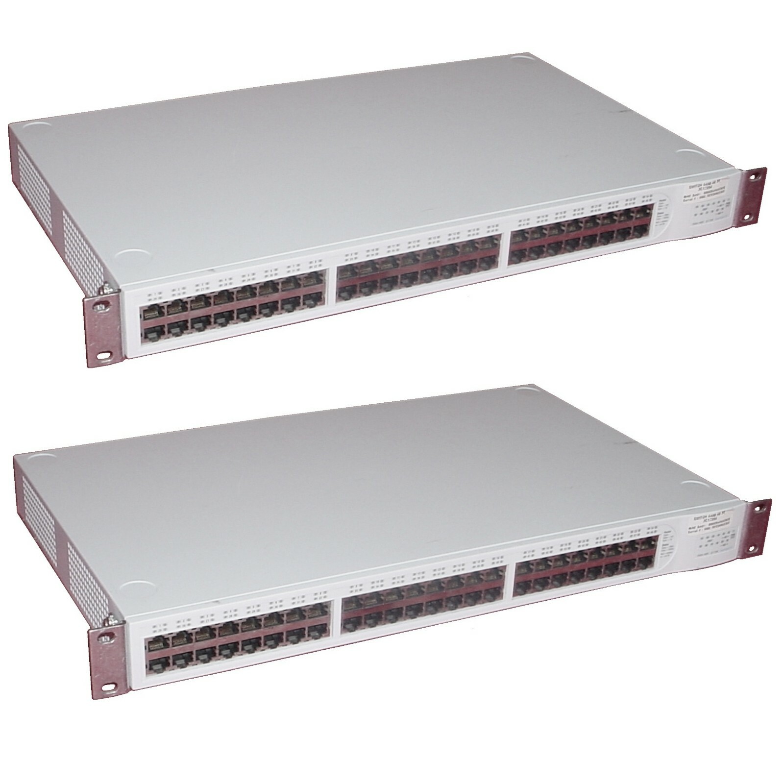 Lot of 2x 3Com SuperStack 3 3C17204 4400 48 Port Managed Switches