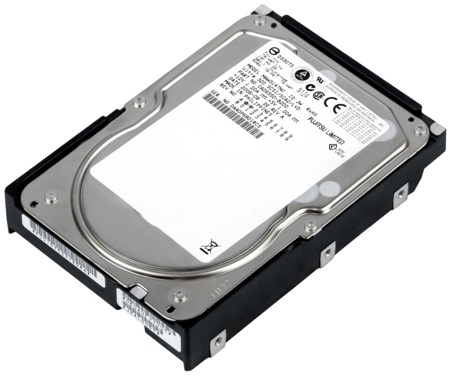 HARD DRIVE FUJITSU MAW3147NC 146GB 10000RPM 8MB SCSI U320 3.5''
