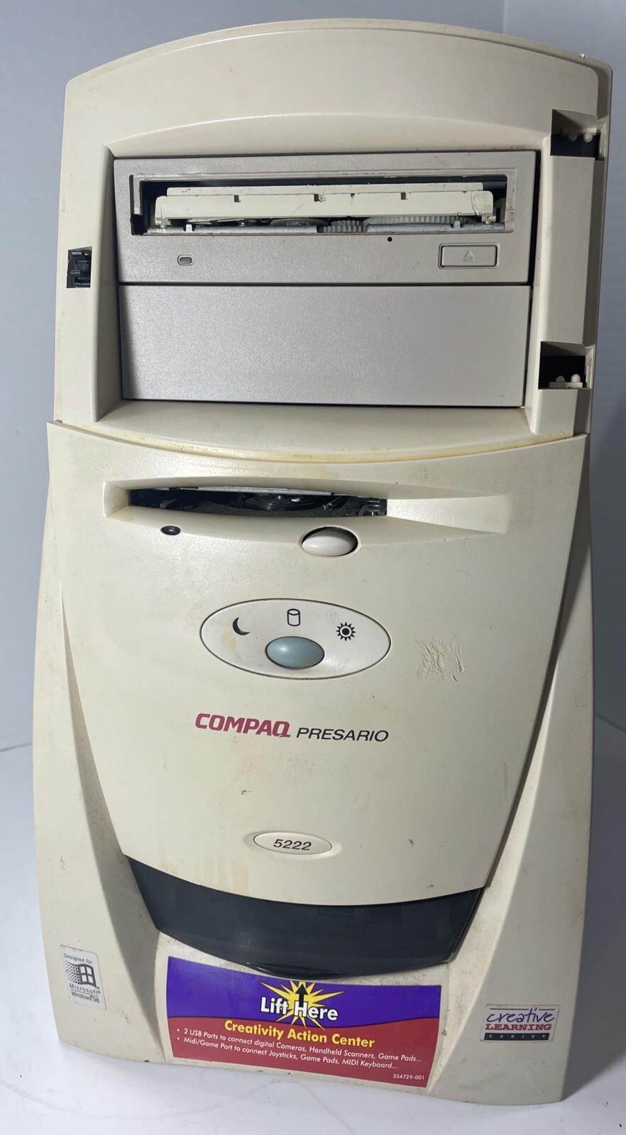 VTG Computer Compaq Presario M5222 TESTED WORKING VERY GOOD READ